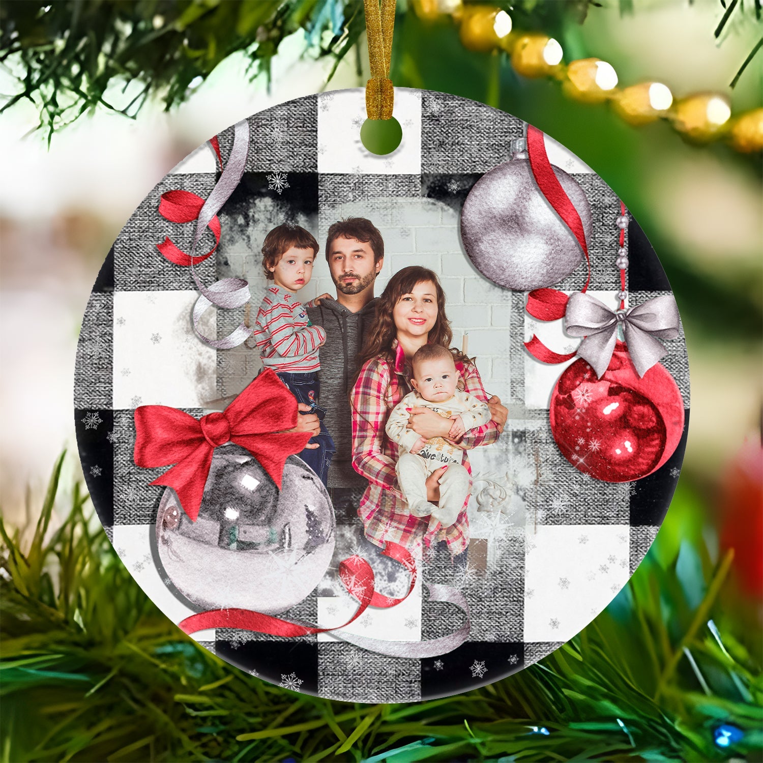 Personalized Photo Christmas Ornament