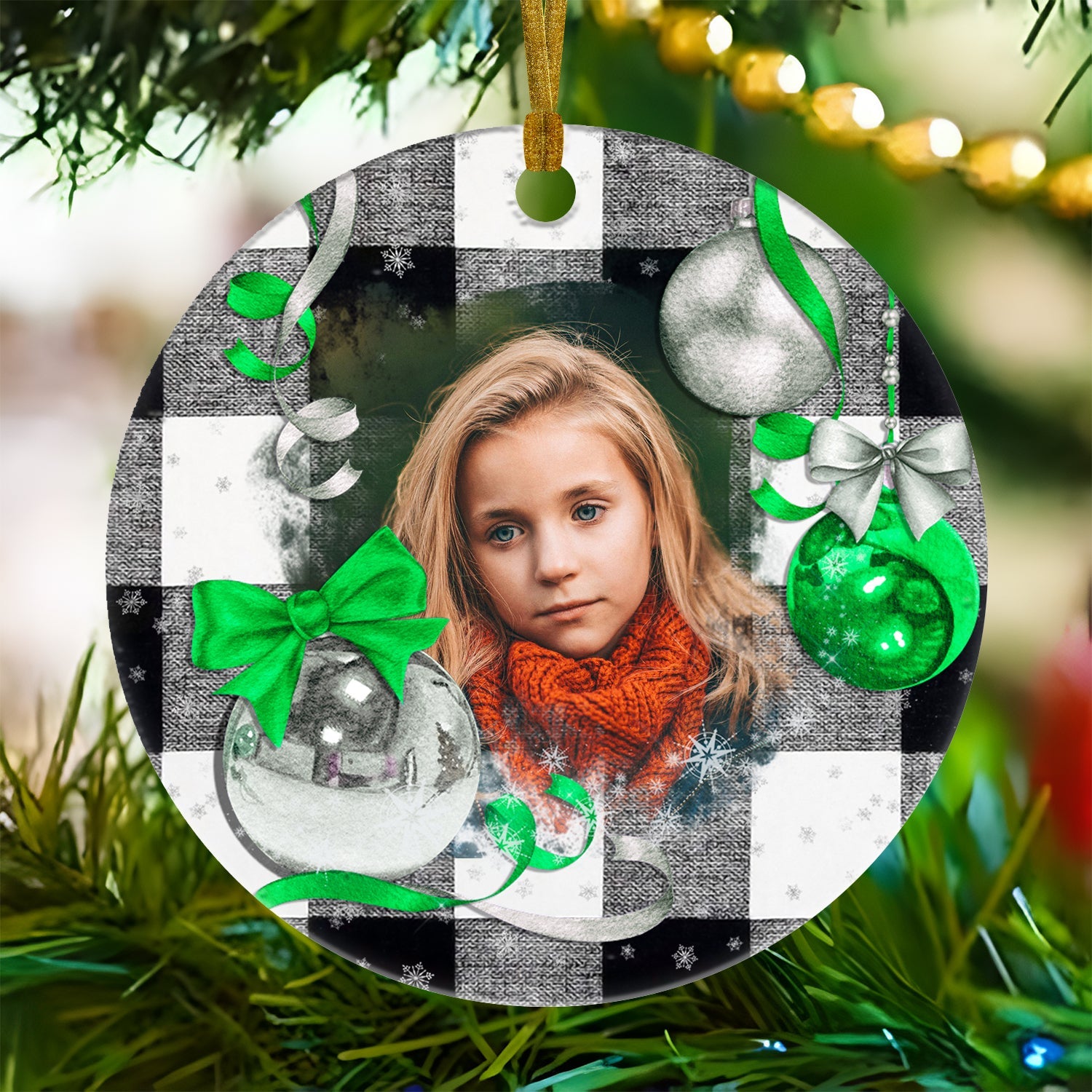 Personalized Photo Christmas Ornament