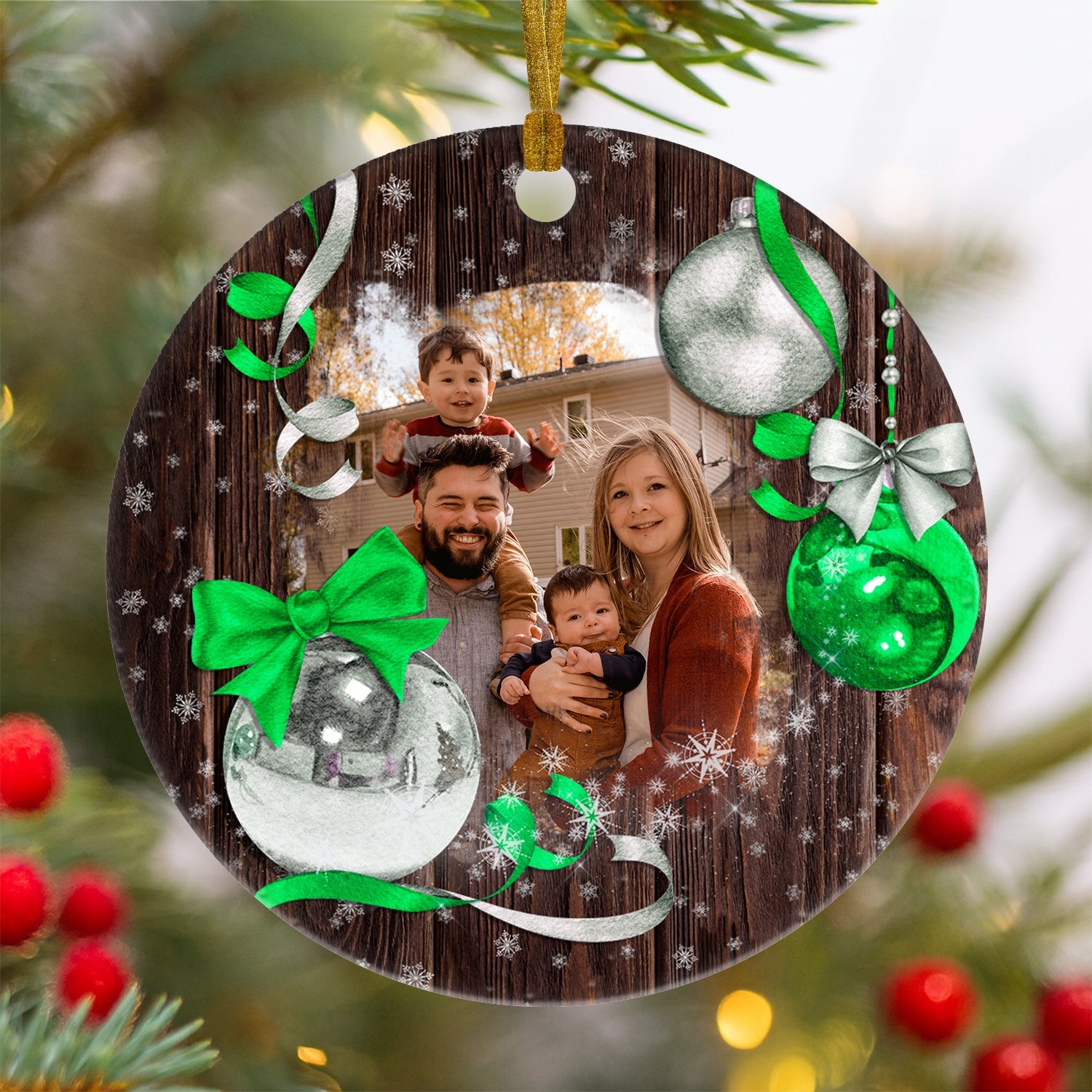 Personalized Photo Christmas Ornament