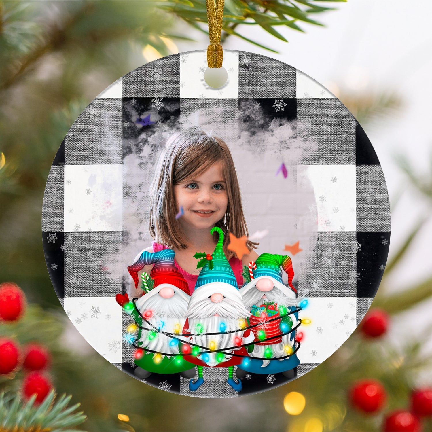 Personalized Photo Christmas Ornament