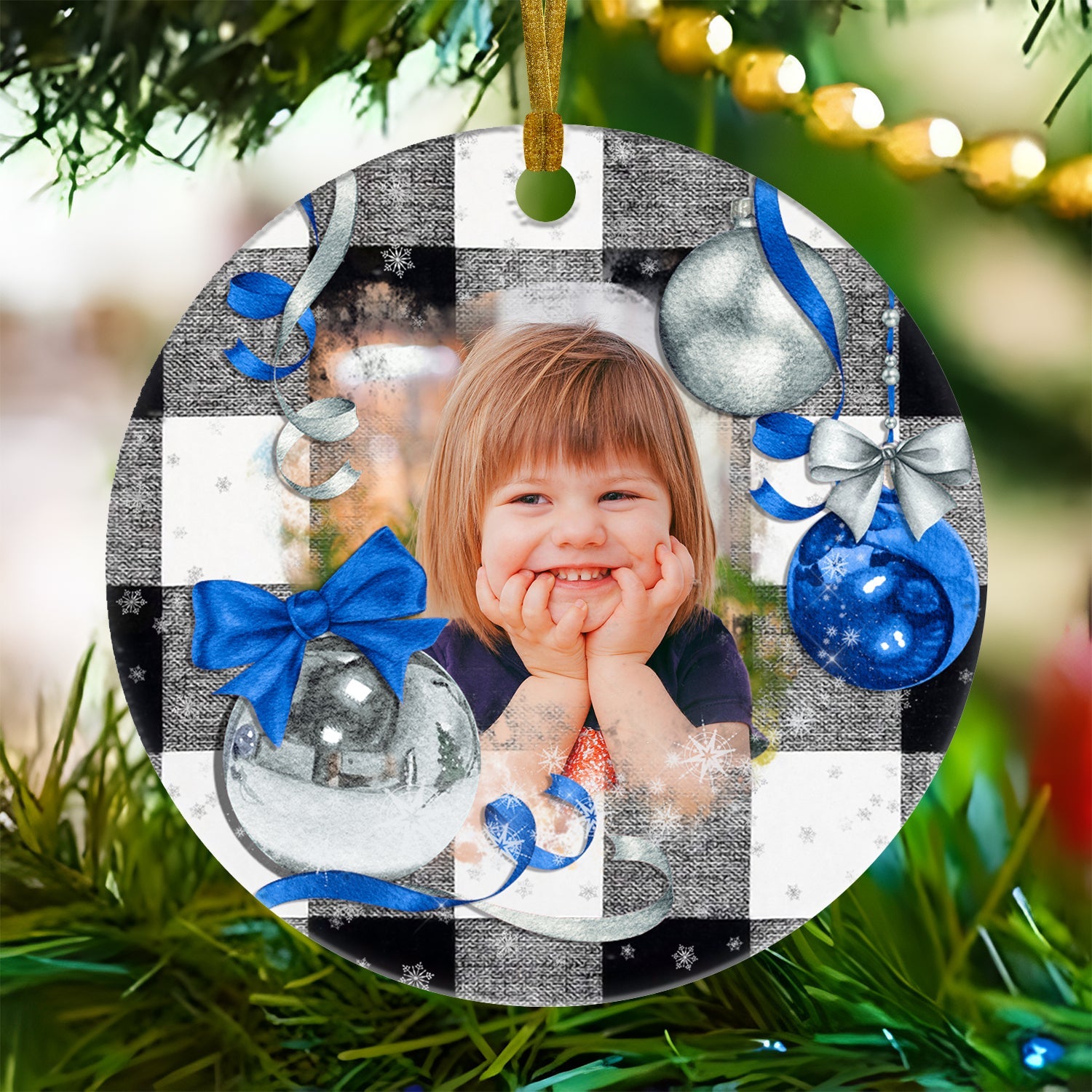 Personalized Photo Christmas Ornament