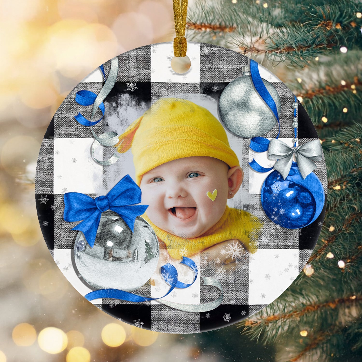 Personalized Photo Christmas Ornament