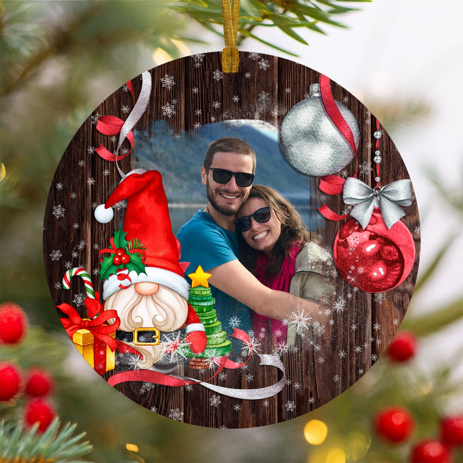 Personalized Photo Christmas Ornament
