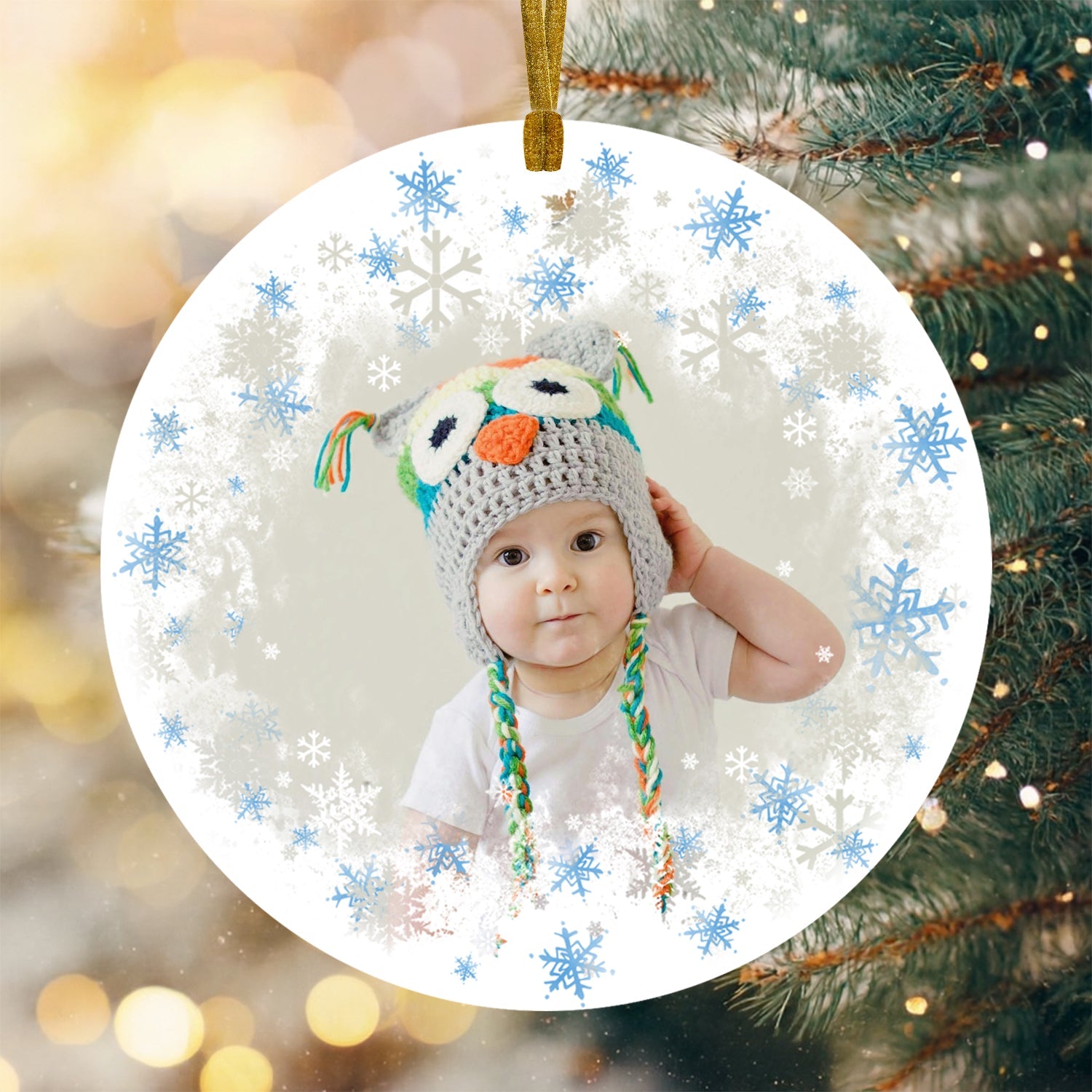 Personalized Photo Christmas Ornament