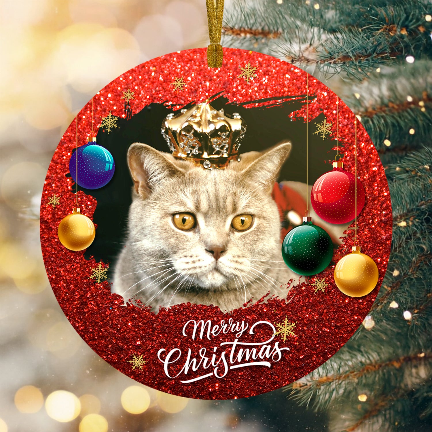 Personalized Photo Christmas Ornament