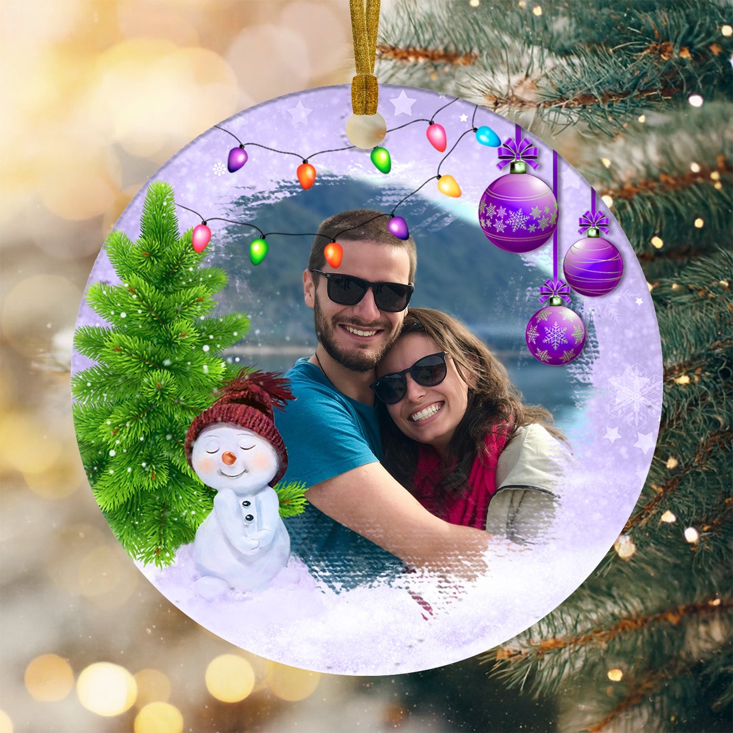 Personalized Photo Christmas Ornament