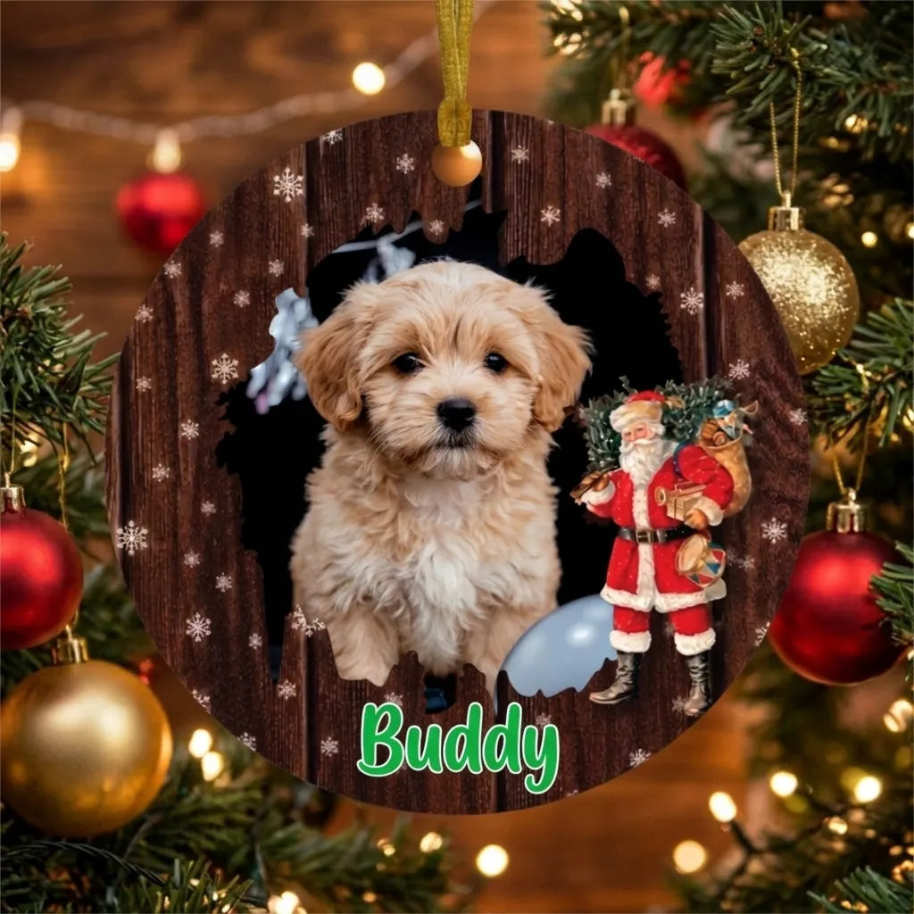 Personalized Photo Christmas Ornament