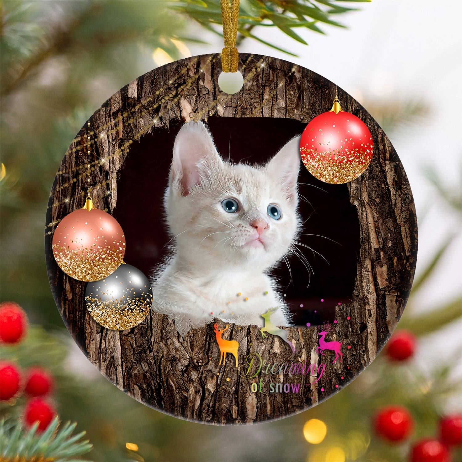 Personalized Photo Christmas Ornament