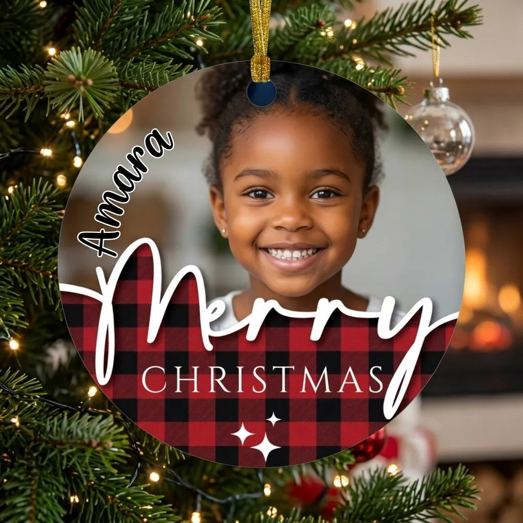 Personalized Photo Christmas Ornament