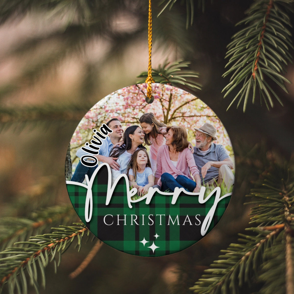Personalized Photo Christmas Ornament