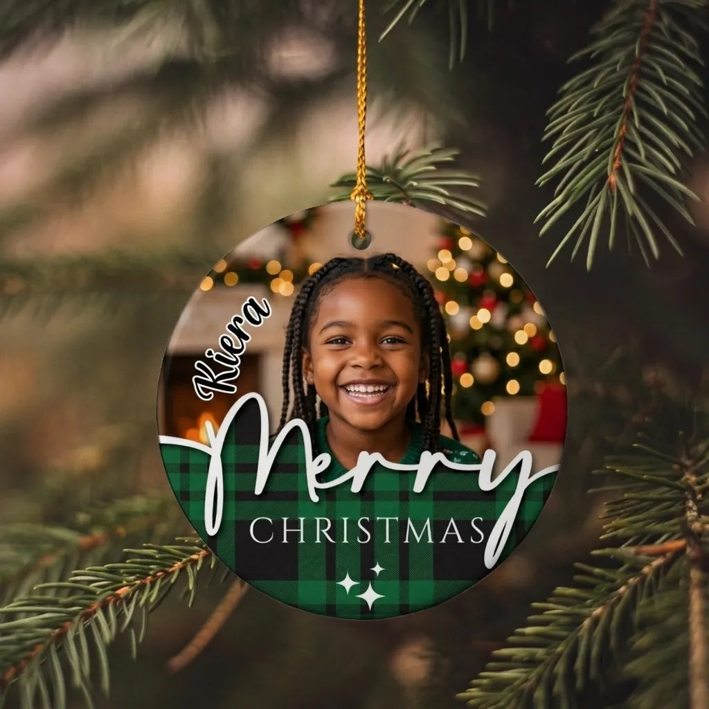 Personalized Photo Christmas Ornament