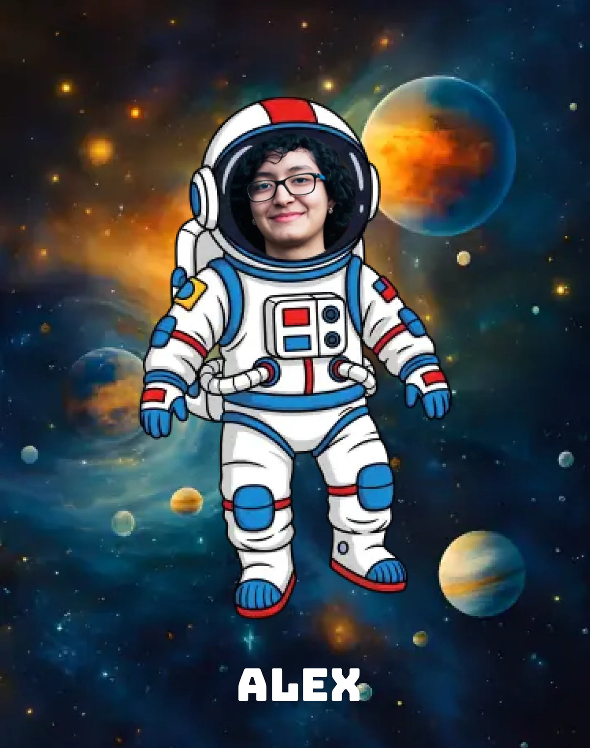 Astronaut Cozy Fleece Blanket