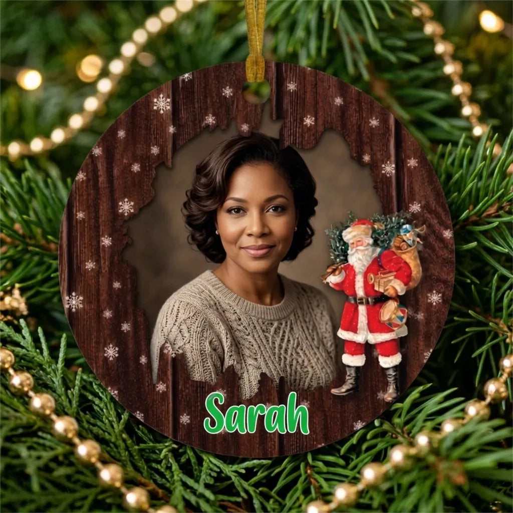 Personalized Photo Christmas Ornament