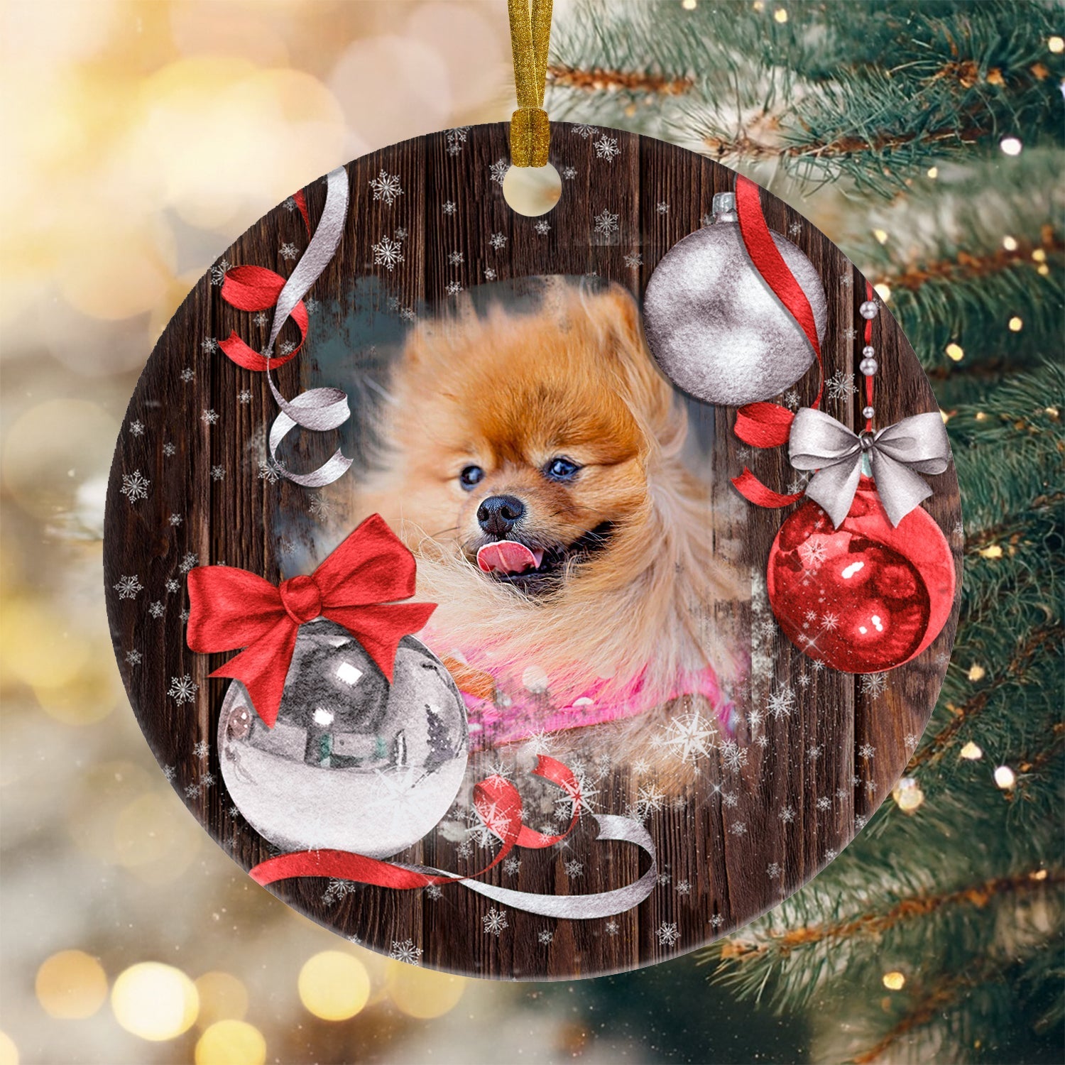 Personalized Photo Christmas Ornament
