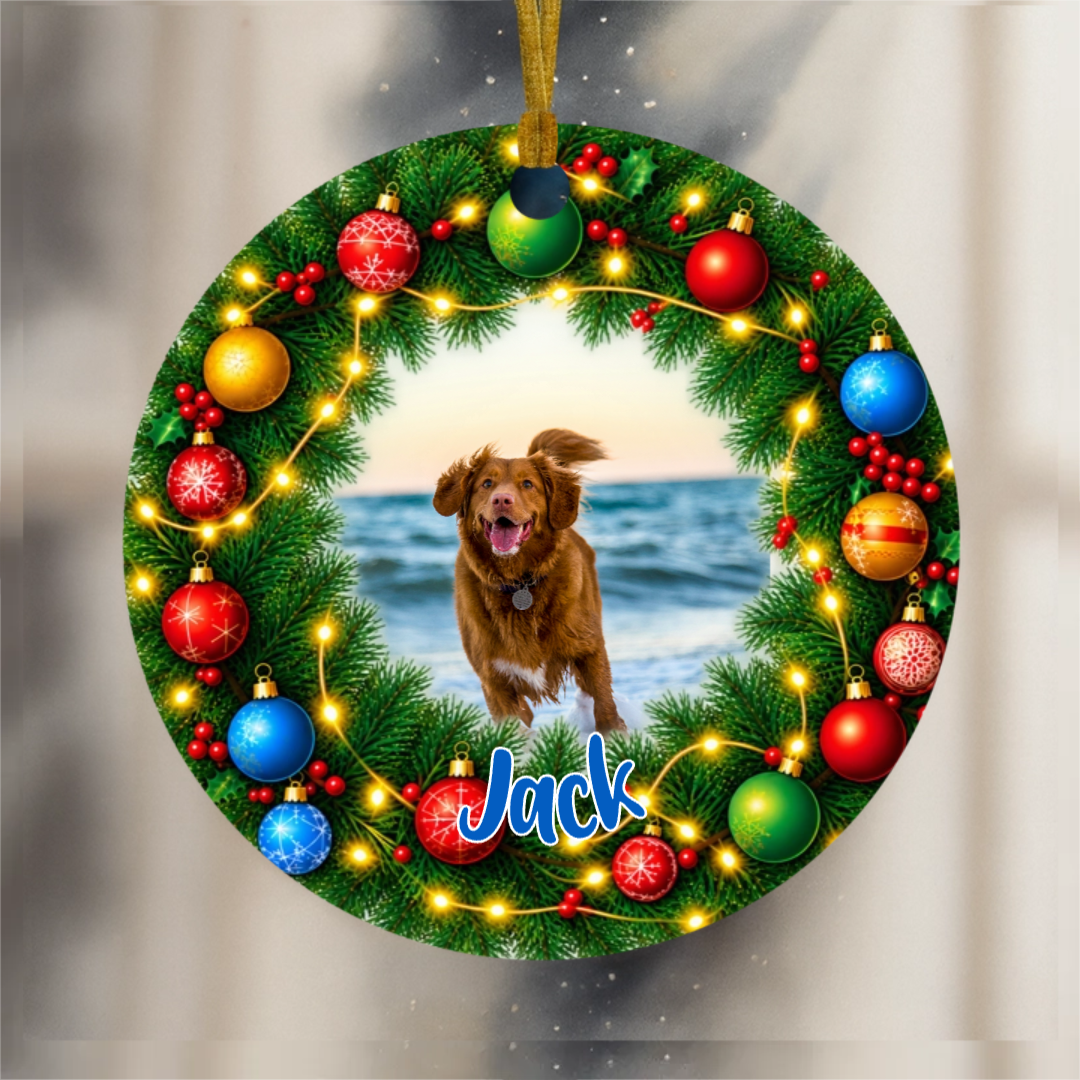 Personalized Photo Christmas Ornament