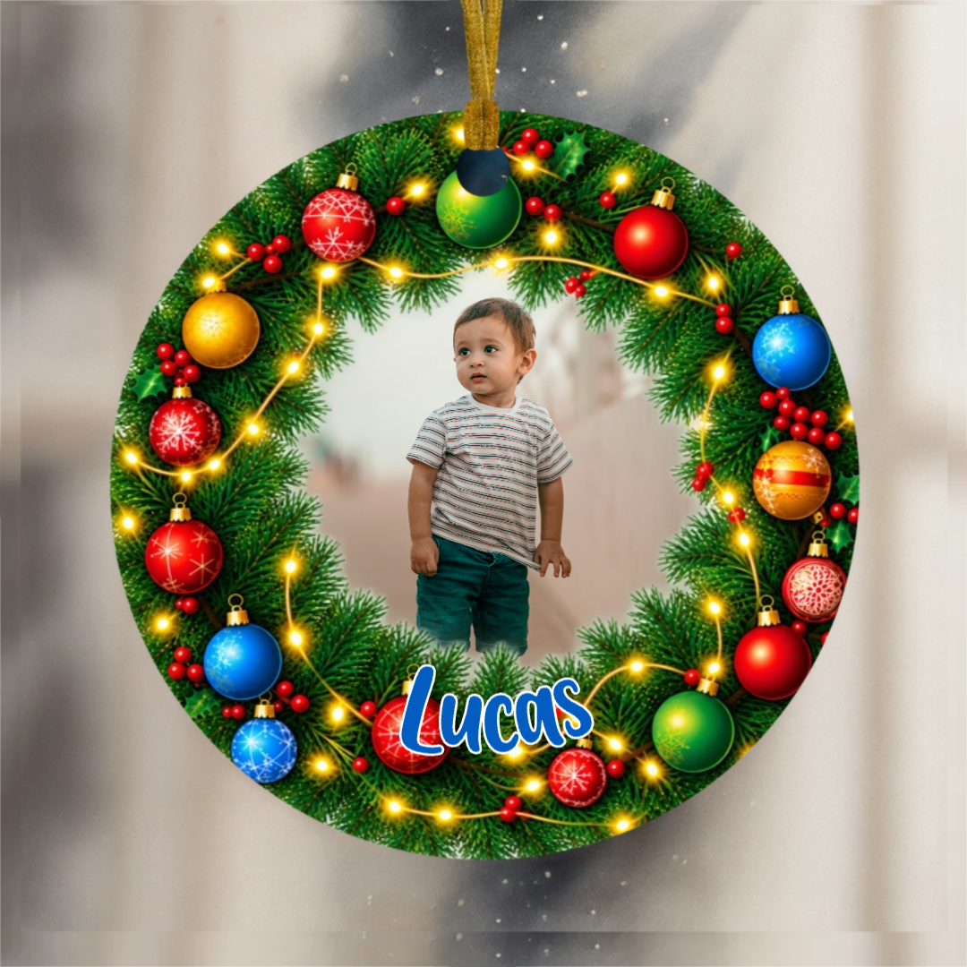 Personalized Photo Christmas Ornament