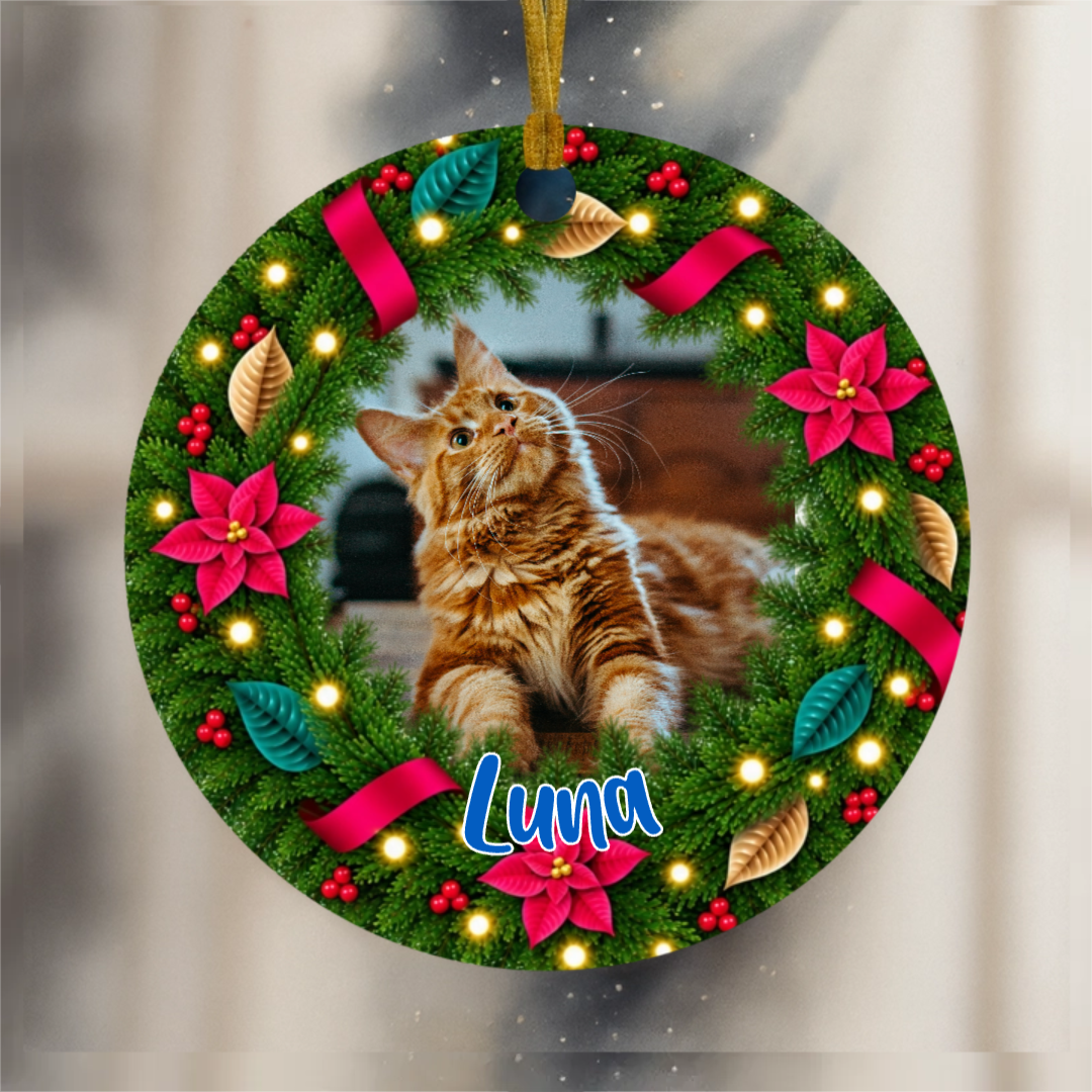 Personalized Photo Christmas Ornament