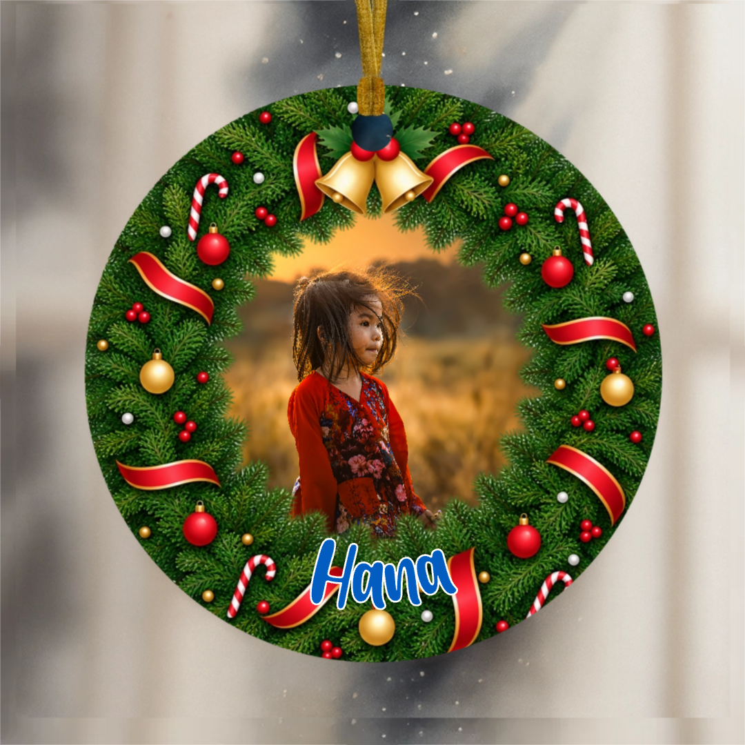Personalized Photo Christmas Ornament
