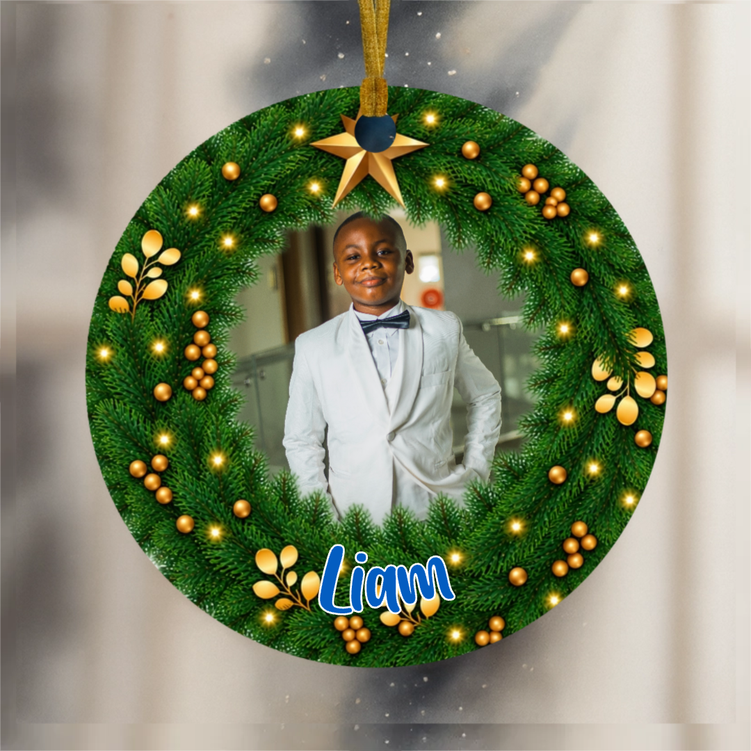 Personalized Photo Christmas Ornament
