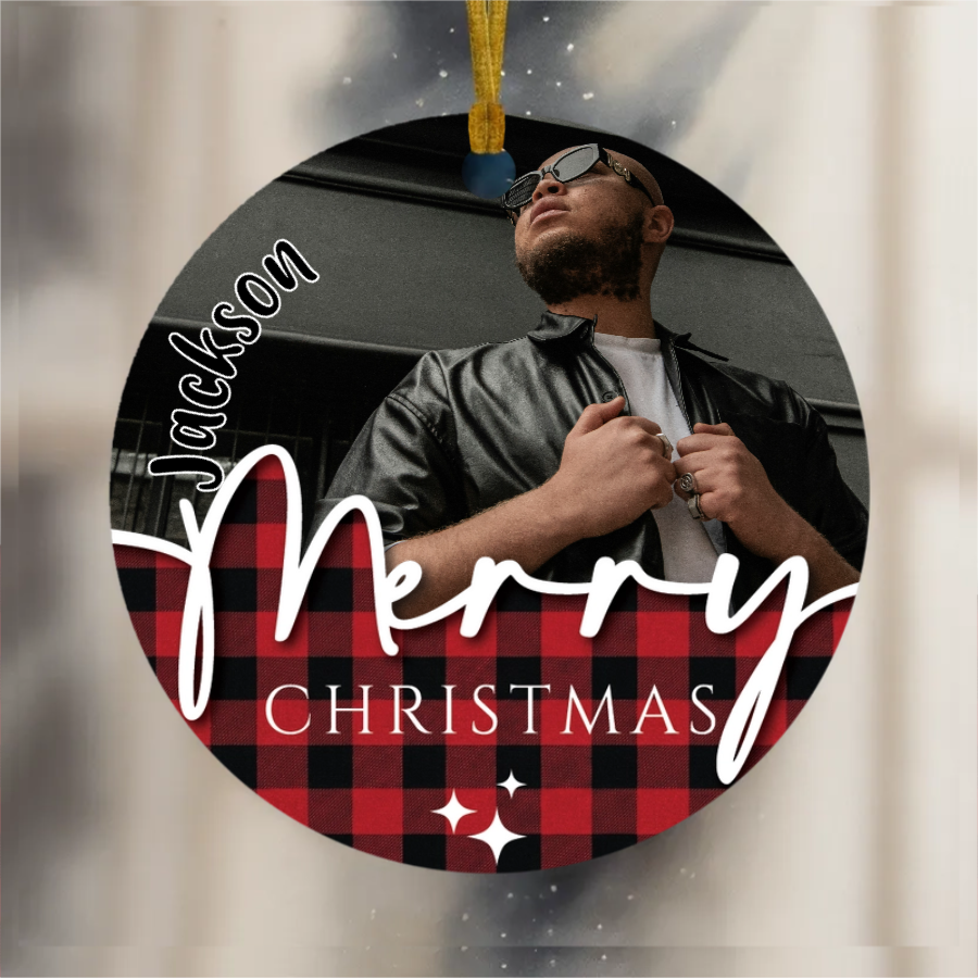 Personalized Photo Christmas Ornament