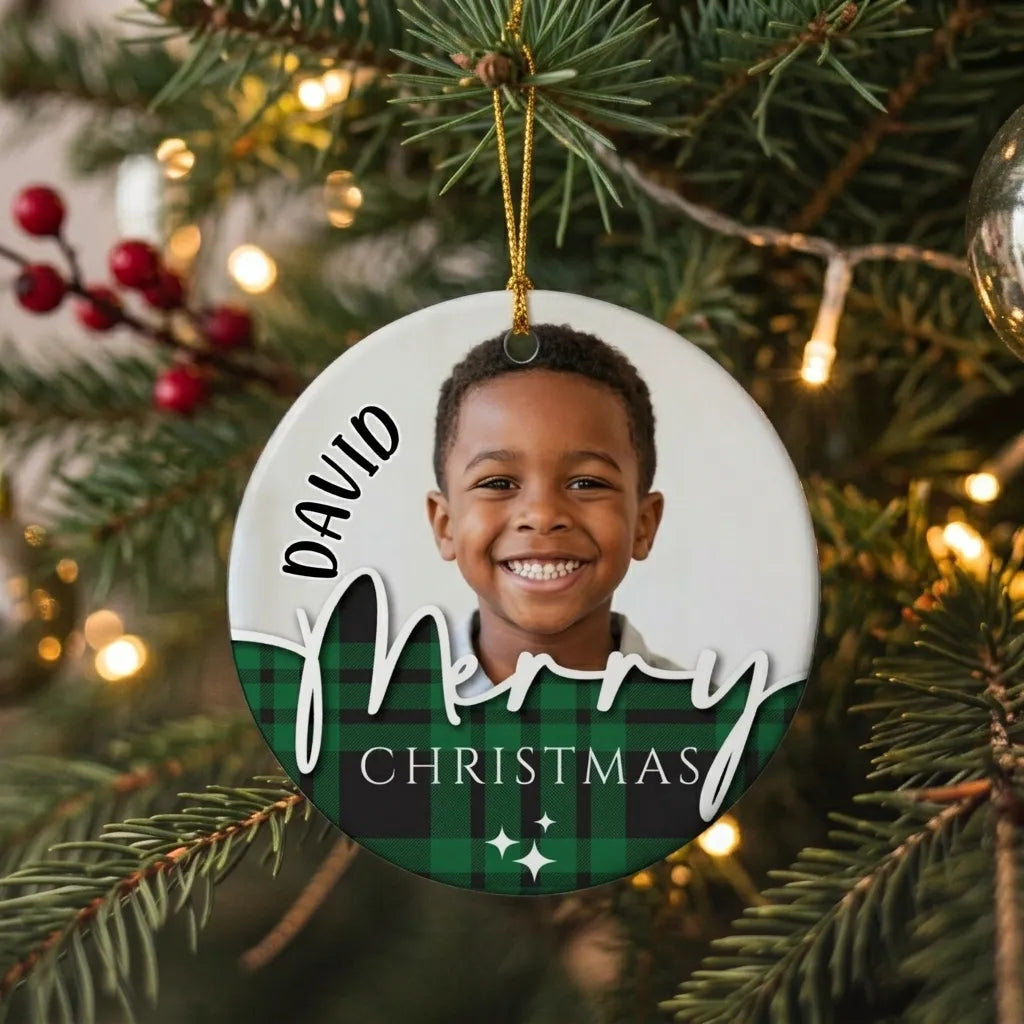 Personalized Photo Christmas Ornament
