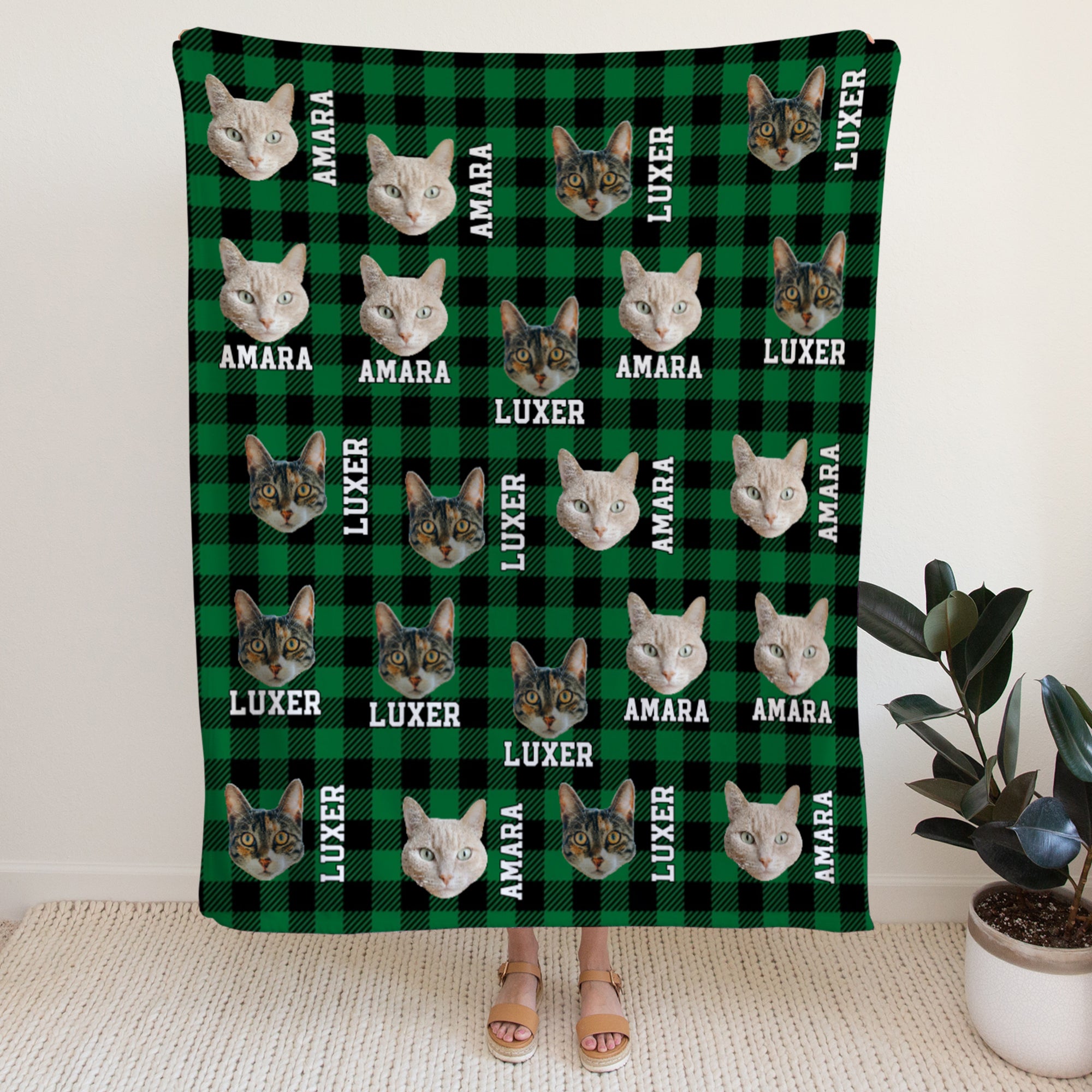 Custom Pet Photo Cozy Fleece Blanket – 50 x 60