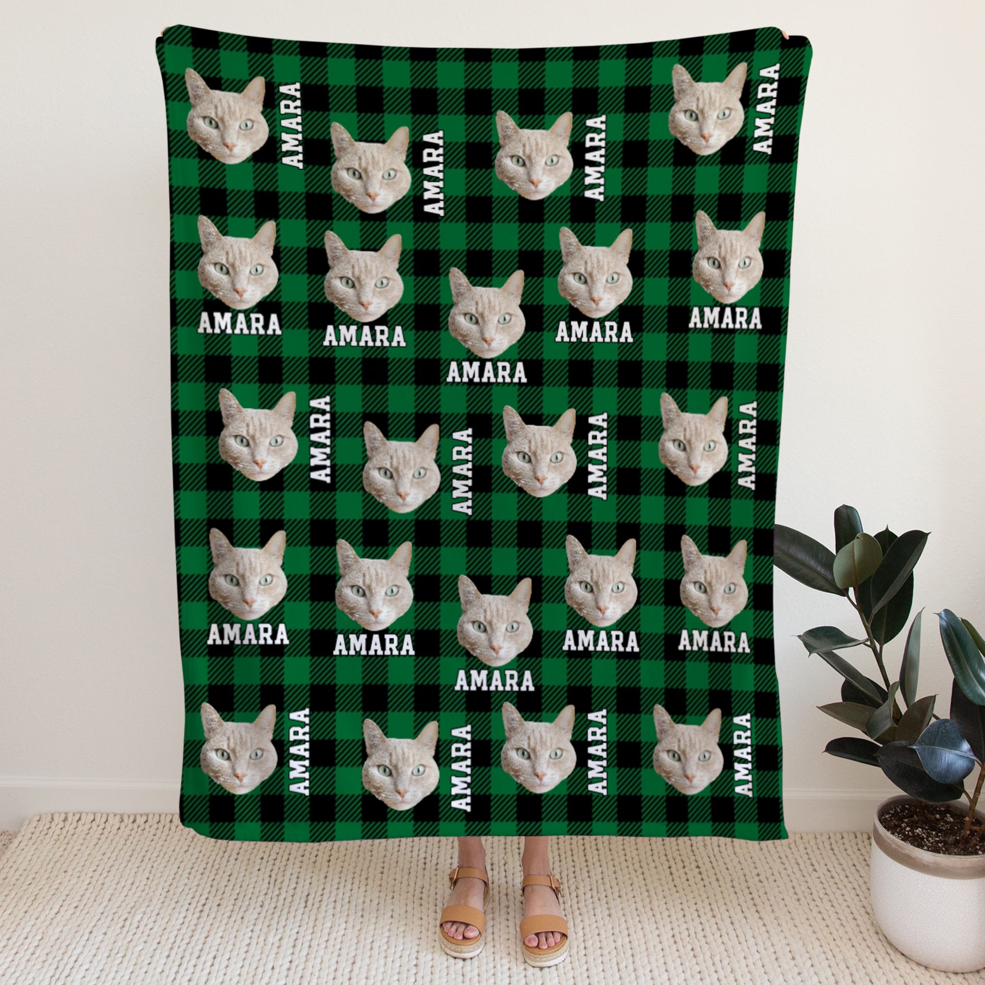 Custom Pet Photo Cozy Fleece Blanket – 60 x 80