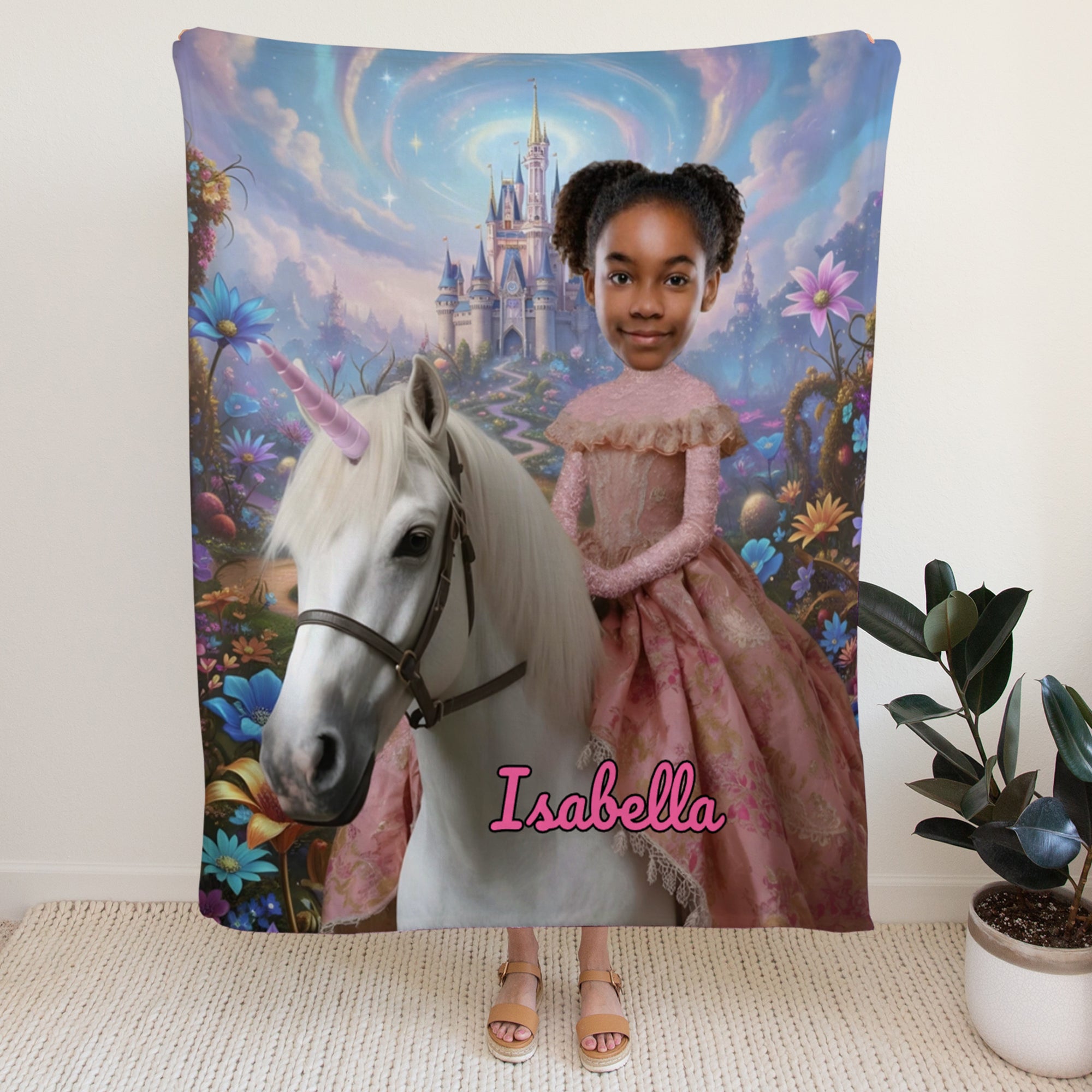 Unicorn Cozy Fleece Blanket – 50 x 60