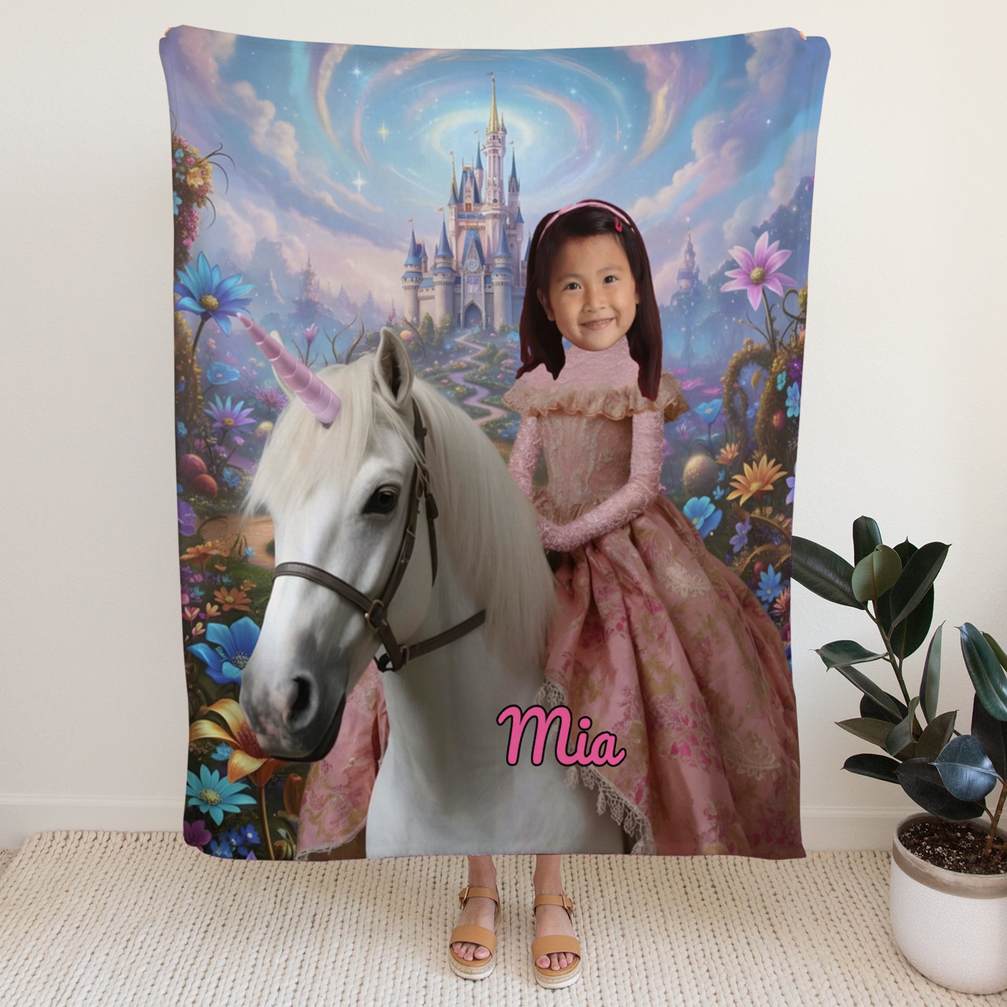 Unicorn Cozy Fleece Blanket – 60 x 80