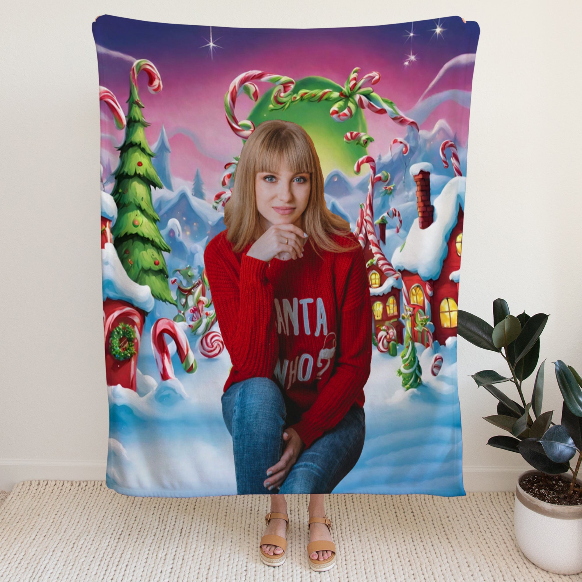 Whoville Cozy Fleece Blanket – 60 x 80