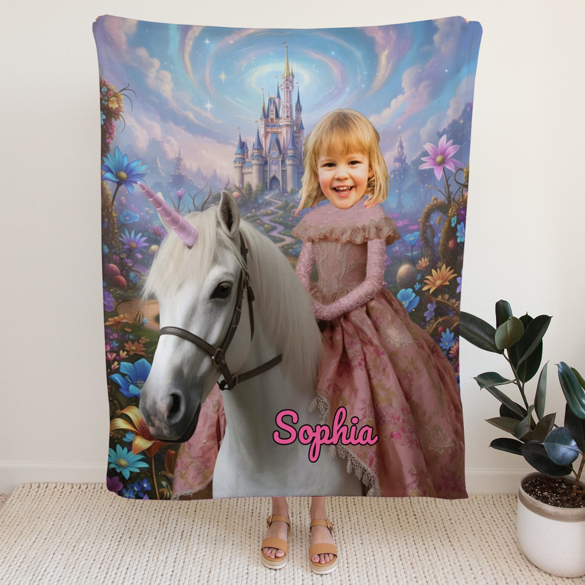 Unicorn Cozy Fleece Blanket – 50 x 60