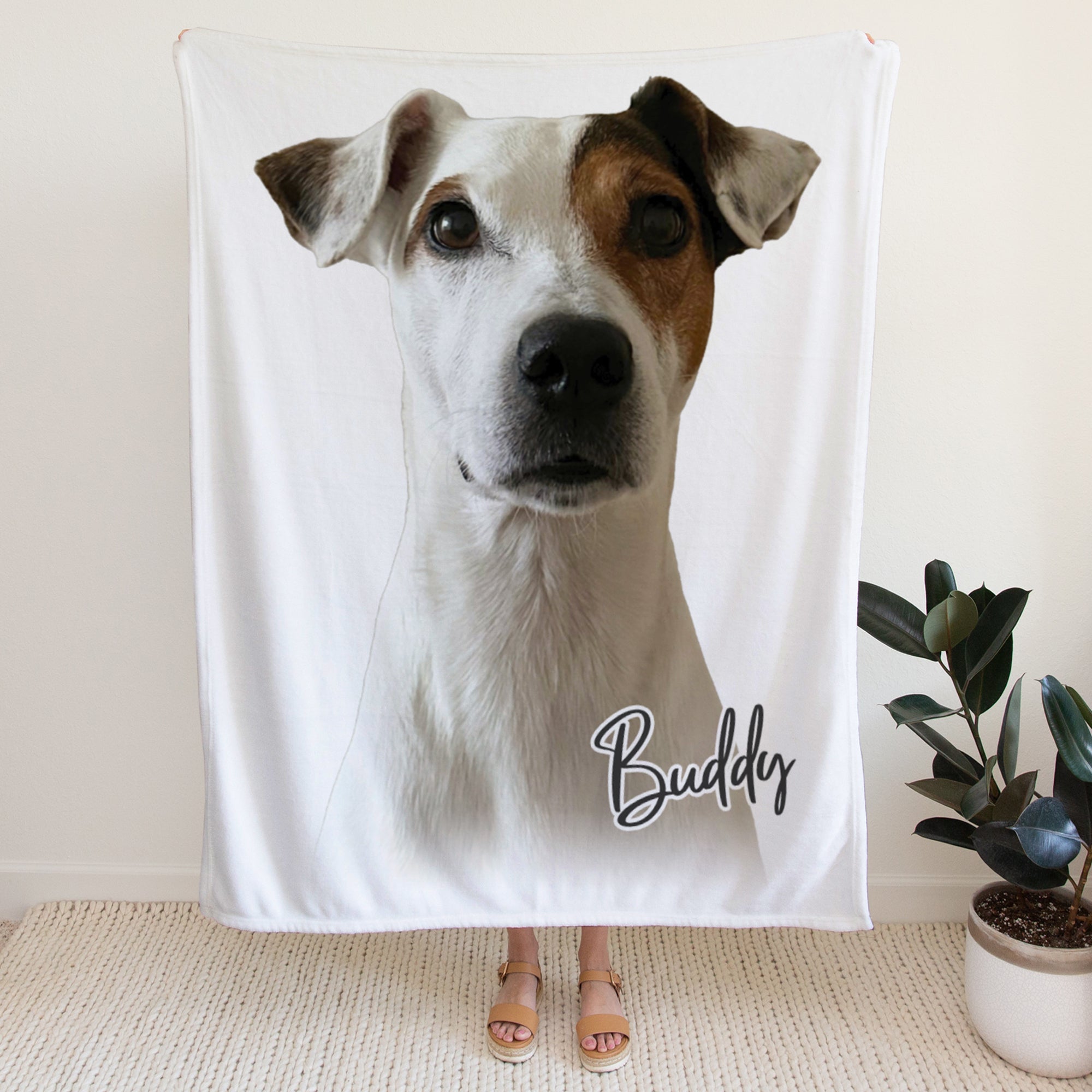 Custom Photo Cozy Fleece Blanket – 50 x 60