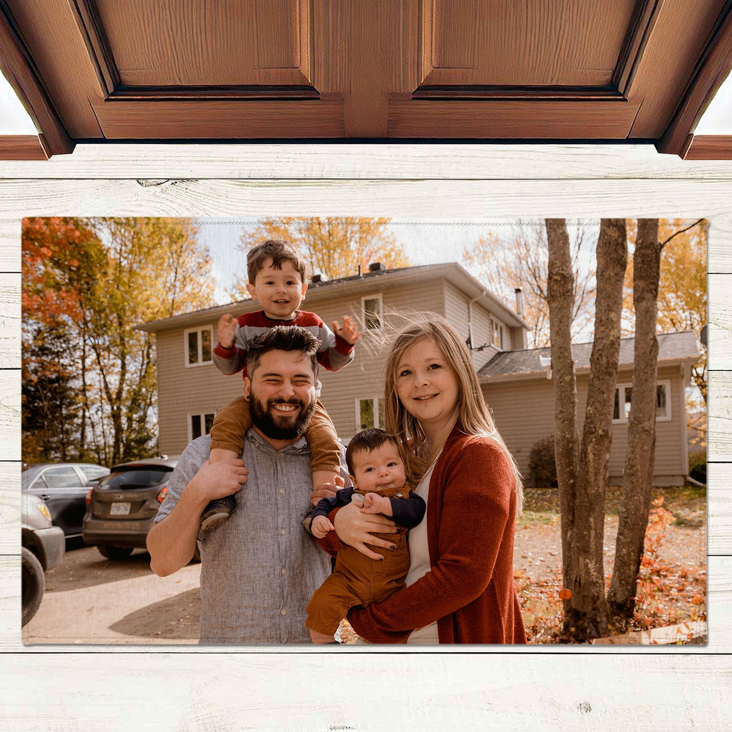 Personalized Family Photo Indoor Doormat